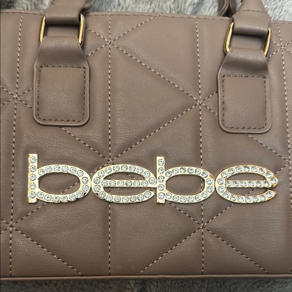 Bebe Brown Crossbody Bag with Gold Hardware - Picture 2 of 9